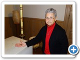 SISTER KATERI ON SAINT KATERI TOMB